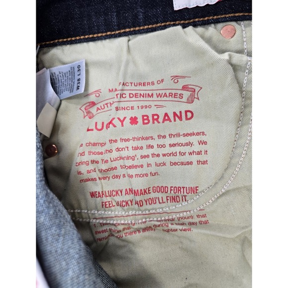 NWT Lucky Brands Men's 110 Slim Coolmax Stretch Jean - Size 38x30 - Picture 7 of 13